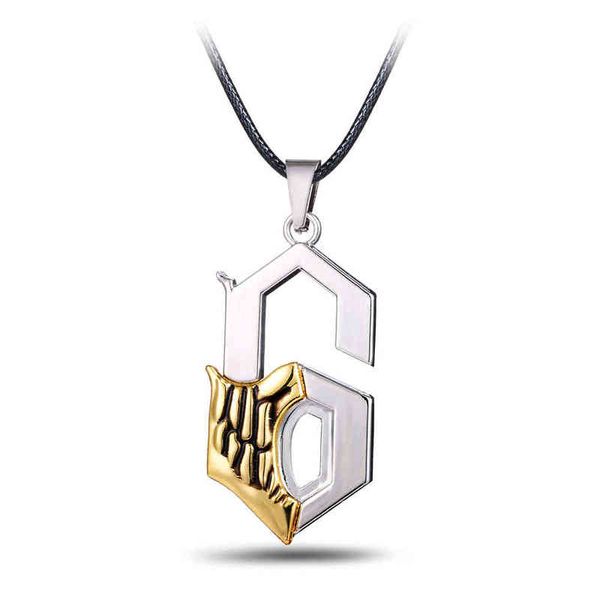 Hot Anime Bleach Collana in metallo Grimmjow Jeagerjaques Ciondolo Accessori Cosplay Gioielli può Drop-shipping G220310