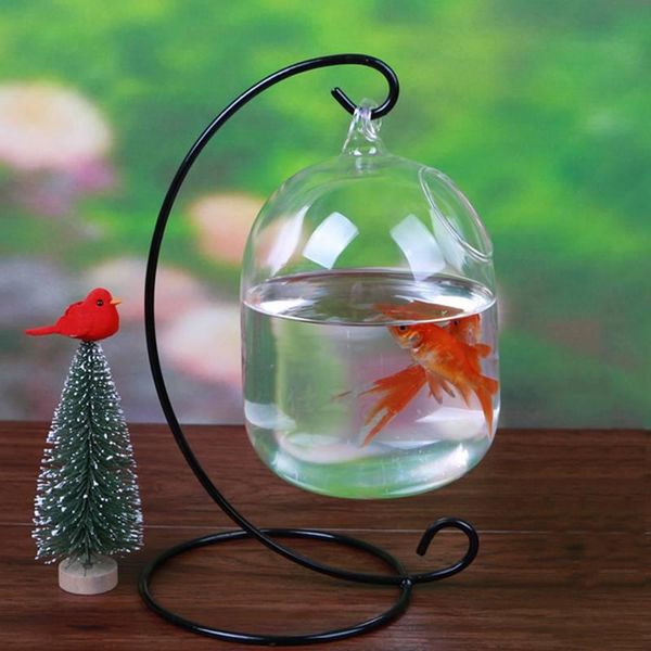 

aquariums fish tank hanging aquarium flower vase table height 15 cm small pet supplies high quality