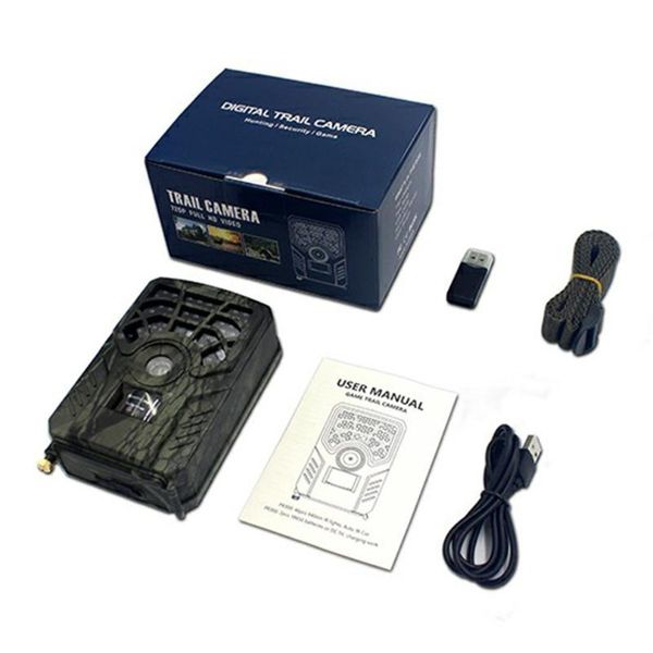 

cameras pr300a wildlife trail camera 1080p scouting infrared night vision waterproof portable outdoor hunting