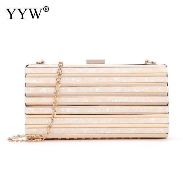 

women evening purse wedding box long bags metal clutch bag over shoulder crossbody bag female pink fashion party luxury clutches