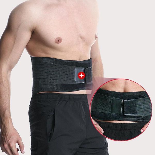 

waist support men belt adjustable for deep squat weight lifting sports training comfortable firm, Black;gray