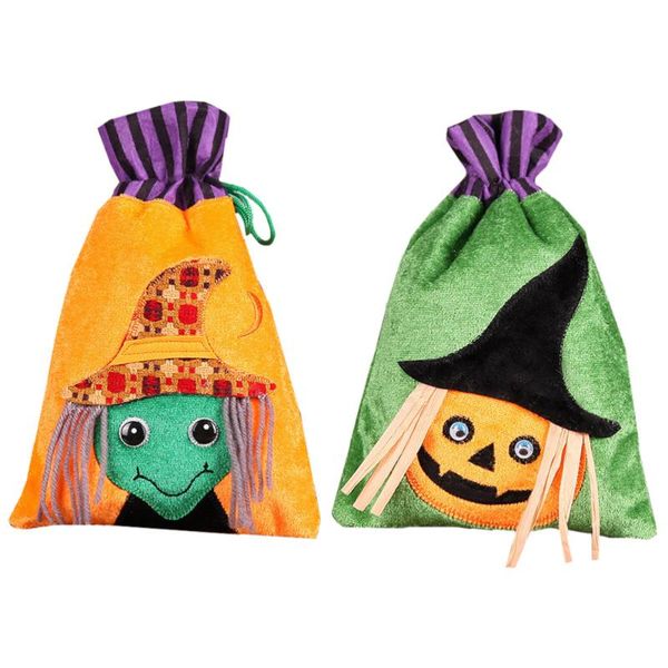 

gift wrap 2pcs halloween candy bag lovely pouch present