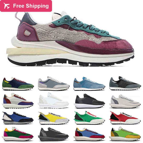 

jogging waffle running shoes daybreak ldv waffle chaussures men women white nylon mens trainers sports sneakers