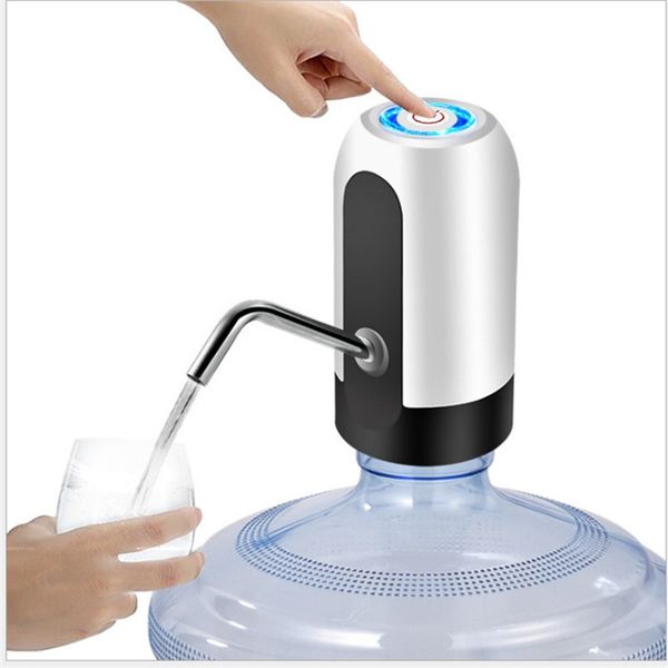 Pompe elettriche per bottiglie di acqua potabile Ricarica USB Dispenser per pompa dell'acqua portatile Interruttore per borraccia Pompa per acqua automatica per uso domestico 184 S2