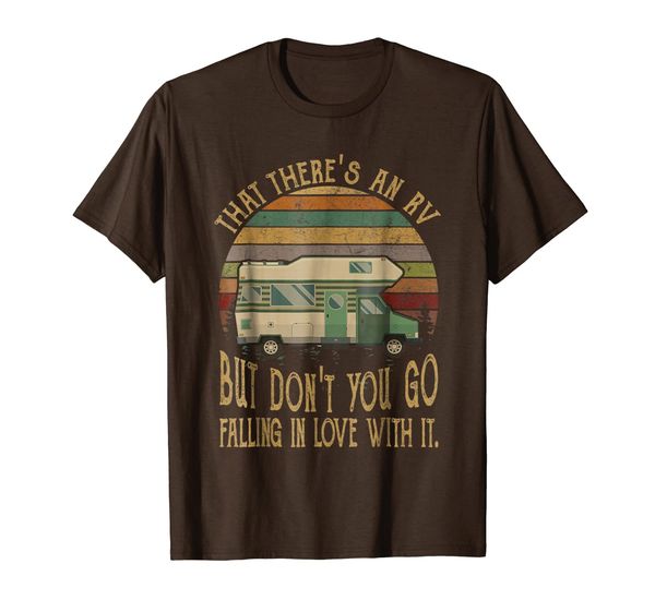 

that there is an rv tshirt camper gifts, White;black