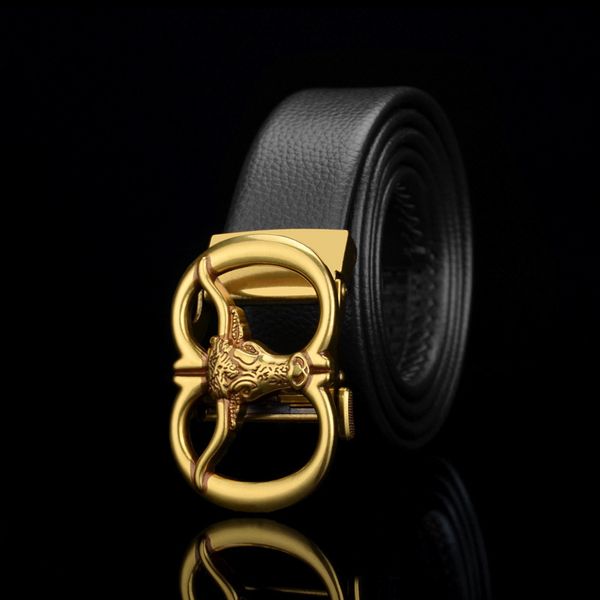 

designer mens belts letter slide buckle girdle wide luxury brand leather fashion cowskin casual cintos masculinos, Slivery;black