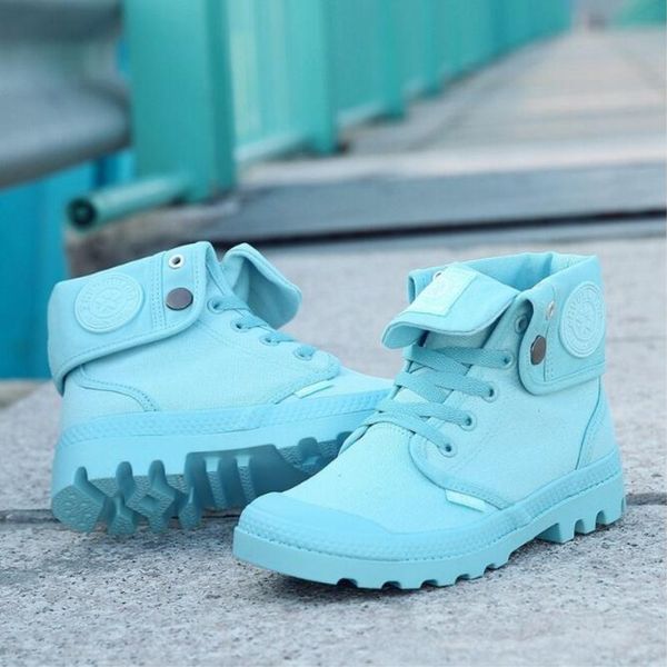

casual women canvas sho 2021 spring autumn section thick high-'s boots trend comfortable soft outdoor booti, Black