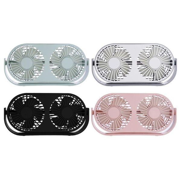 

electric fans summer usb cooling fan double-head deskportable with