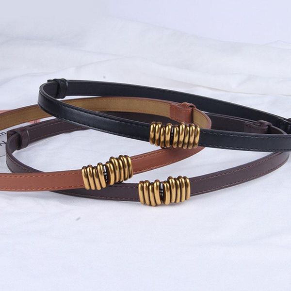 

belts dress coat decoration waist belt female vintage distressed temperamental intellectual thin suit wholesale, Black;brown