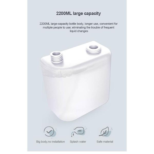 

17oz/2200ml automatic soap dispenser touchless wall mounted battery operated x9fa
