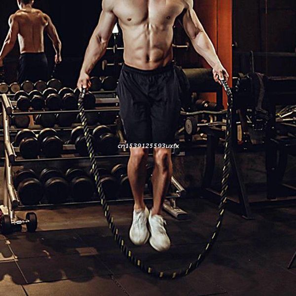 

jump ropes heavy rope skipping workout battle for men women total body workouts power training improve strength dropship