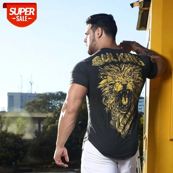 

2019 new men t-shirt fitness breathable quick-drying casual clothing gyms tight mens homme summer tees camiseta masculina #nx9u, White;black