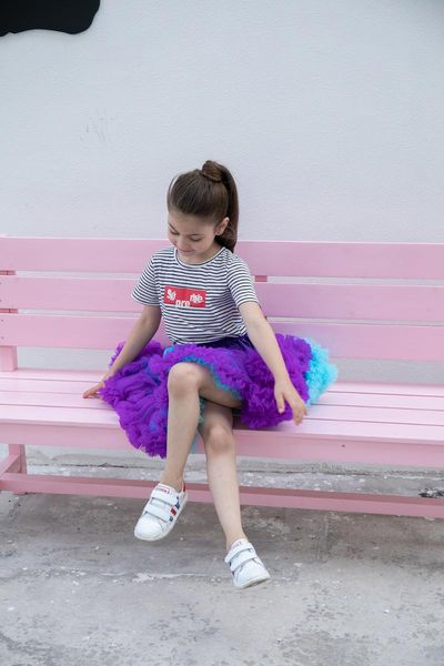 

skirts girls skirt baby super fluffy chindrens cream with pink soft ballet tutu kids pettiskirts, Blue