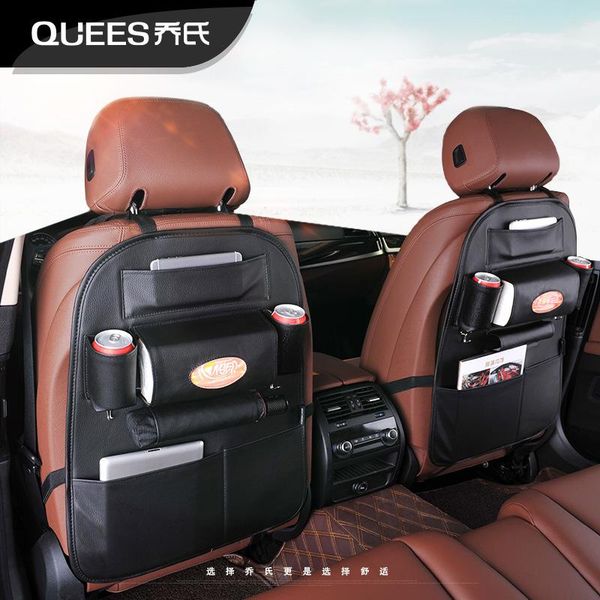 

car organizer seat back storage bag hanging tissue box magazine holder fiber leather auto accessories