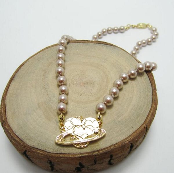 

2020 rhinestone track clavicle chain necklace bling satellite pearl chain necklace jewelry accessories ing, Silver