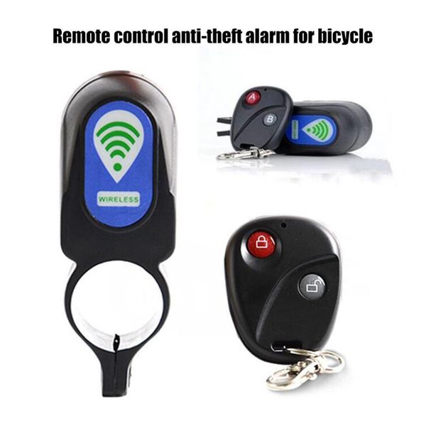 

bike locks wireless remote control anti-theft bell scooter cycling safety alarm waterproof mtb vibration lock