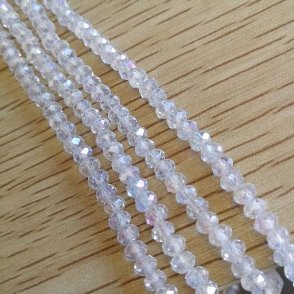 

chandelier crystal 4mm 1000pieces ab glass chain beads peacock green round diy