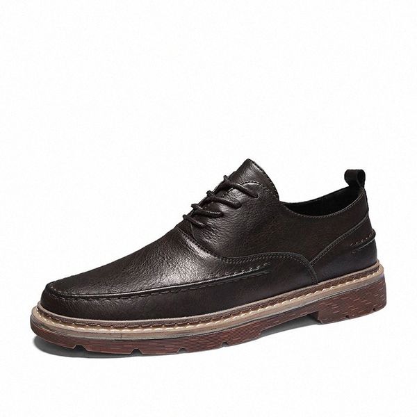 

england winter leather men shoes oxford casual classic sneakers for male comfortable footwear heightening shoes *a3002 89bg#, Black