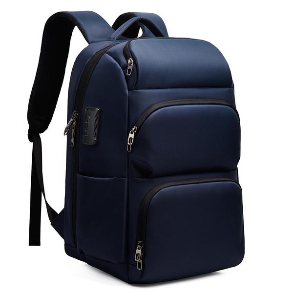 

backpack men fashion 17 inch lapbag male large capacity usb charger school bags business travel shoulder packs