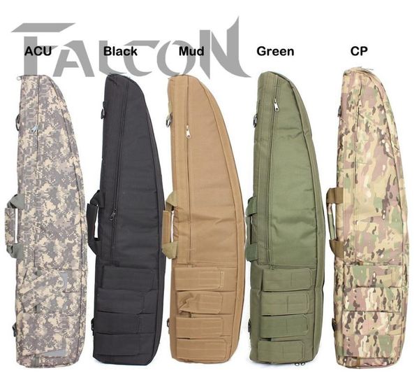

120cm/70cm/100cm tactical gun bag heavy duty rifle sun carry case bag shoulder bags for outdoor hunting firearm pack, Camo;black