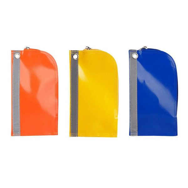 

multifunctional pvc tool storage bags portable waterproof reflective toolkit screwdriver hardware organizer zipper case pouch