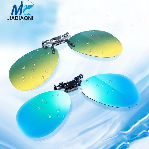 

outdoor eyewear jiadiaoni fishing polarized sunglasses clip on myopia glasses for driving oval lens night uv400 protection