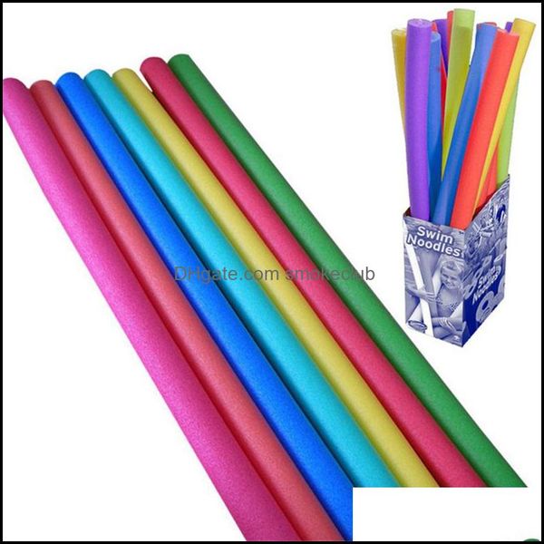 

sports outdoors pool & aessories swimming stick color noodle buoyancy solid foam epe pearl cotton water float 5128 q2 drop delivery 2021 rao