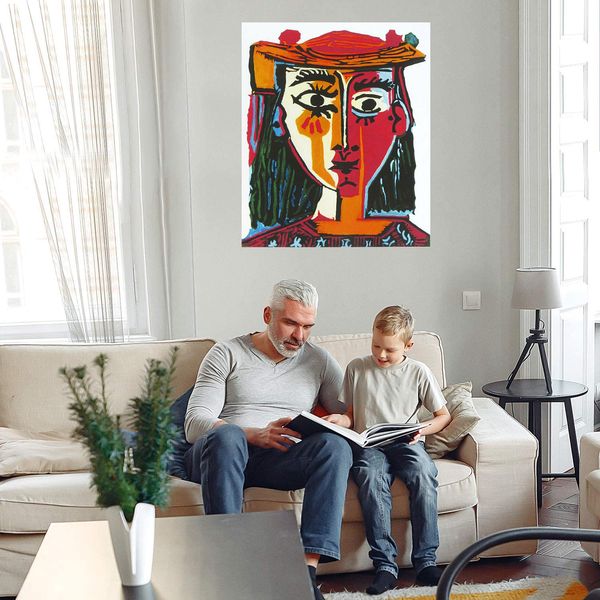 

pablo picasso bust of a woman home decoration handcrafts /hd print oil painting on canvas large wall art picture 210222