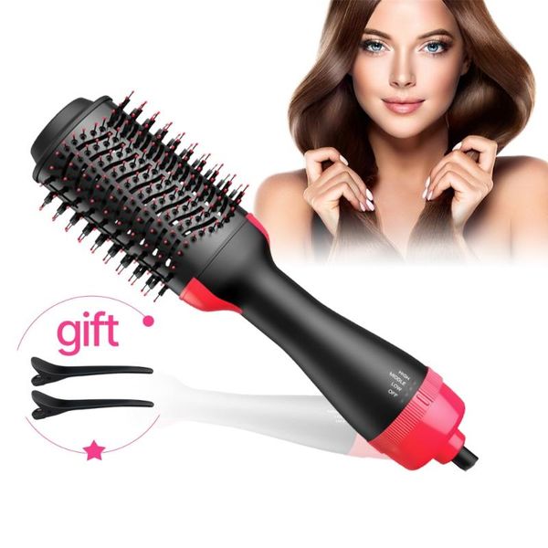 

electric hair brushes drop one step dryer & volumizer salon air paddle styling brush negative ion generator straightener curler