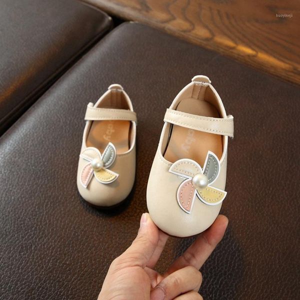 Turnschuhe Frühling Sommer Herbst Baby Kinder Mädchen PU Anti-Slip Schuhe Süße Nette Perle Design Bequeme Weiche Sohlen erste Wanderer