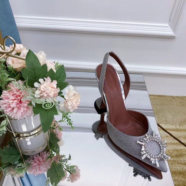 

high amina heels muaddi single designers deluxe women dress shoes 2021 versatile spring and autumn original head with heel french stylist, Black