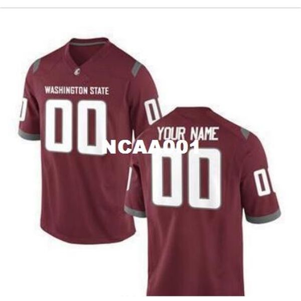 

custom 001s,youth,women,toddler, washington state cougars personalized any name and number any size stitched college jersey, Black