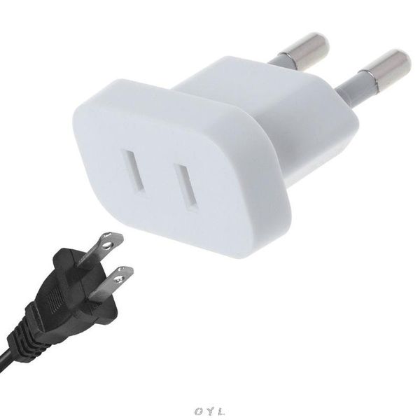 

smart power plugs 1pc us to eu plug adapter white travel converter wall charger