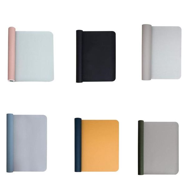 

cushion/decorative pillow 80*40cm large gamer mouse mat pc desk double-sided portable waterproof and anti-fouling computer pu leather suede