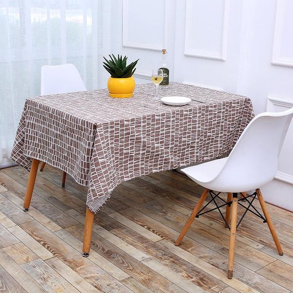 

tablecloth for table waterproof table cloth cotton linen tablecloth flax home decor cover for kitchen dining protector 35