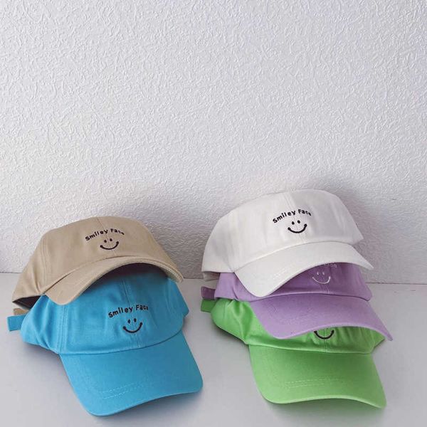 

spring arrival girls fashion candy color hats kids korean design cap 210528, Yellow