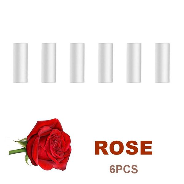 

car air freshener 6pcs perfume diffuser refill solid sponge fragrance rose strawberry lemon scent smell flavoring for nos bottle