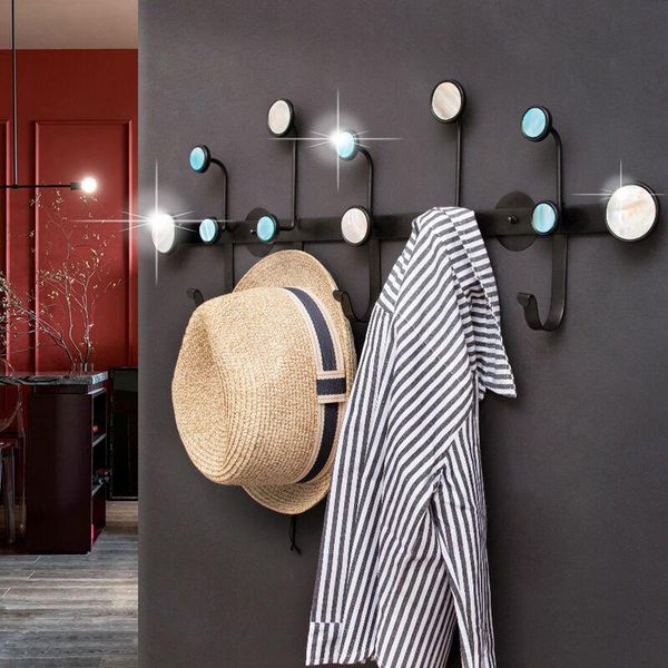 

hooks & rails nordic metal decorative hook door hanger porch key clothes hat rack simple wrought iron bathroom practical wall organizer hold