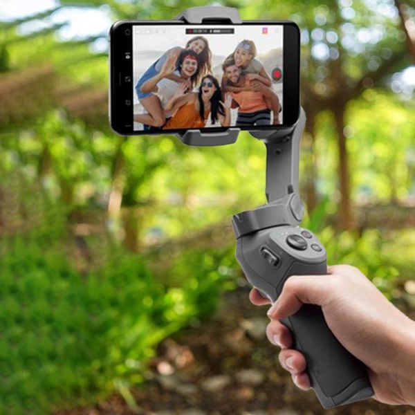 Filmadoras para DJI OSMO Mobile 2/3 Handheld 3Axis Gimbal Estabilizador Suporte Smartphone Vlog Live Video Record