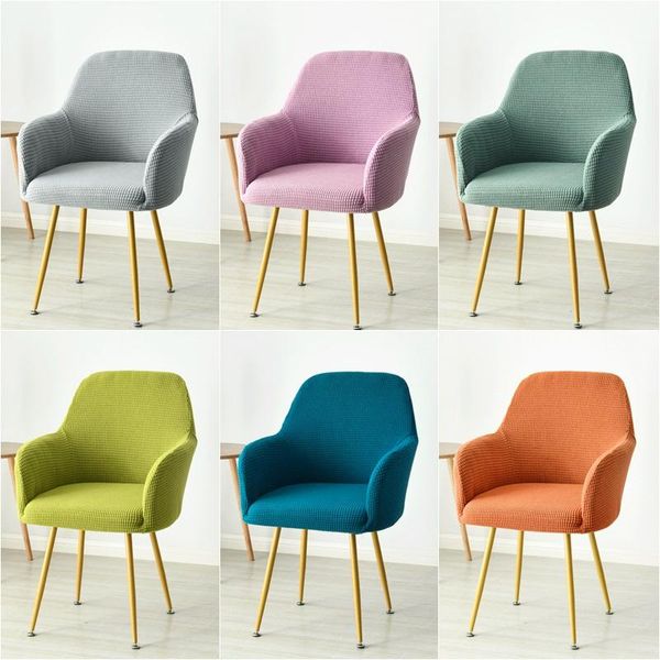 

1/6pc bar chair cover high sloping arm chair covers washable moveable polar fleece fabric seat covers l home banquet