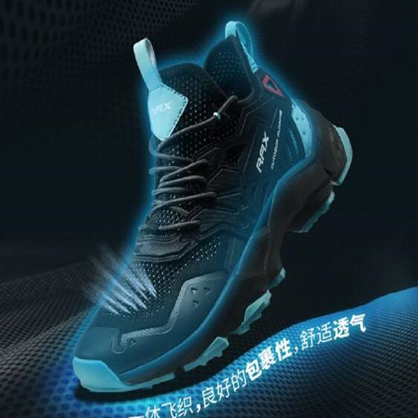 

rax running shoes men&women outdoor sport shoes breathable lightweight sneakers mesh upper anti-slip natural rubber outsole