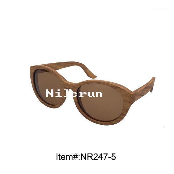 

sunglasses unique handmade big oval shape brown wooden, White;black