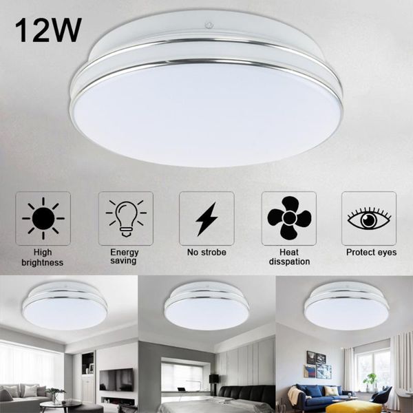 Luzes de teto 12W LED White Ambient Light HomeKit 220V Surface Surting Lamp para entrada /corredor /varanda da sala de estar