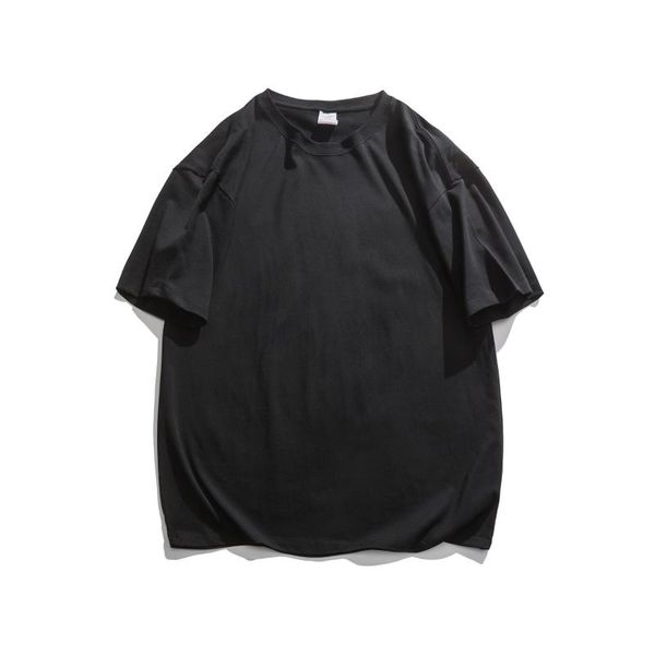 

men's t-shirts cotton short-sleeved t-shirt solid tees, White;black