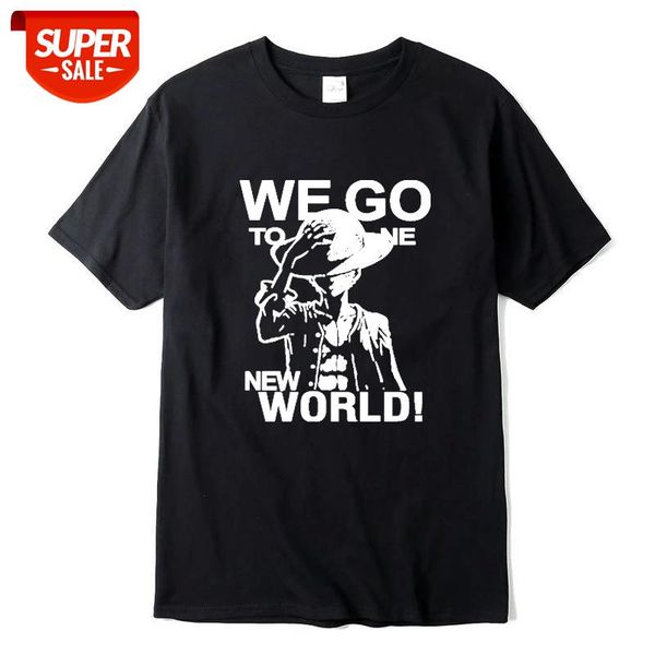 

xin yi men's t-shirt 100% cotton anime one piece men tshirt casual loose o-neck t shirt t-shirt male tee shirts #9d5f, White;black