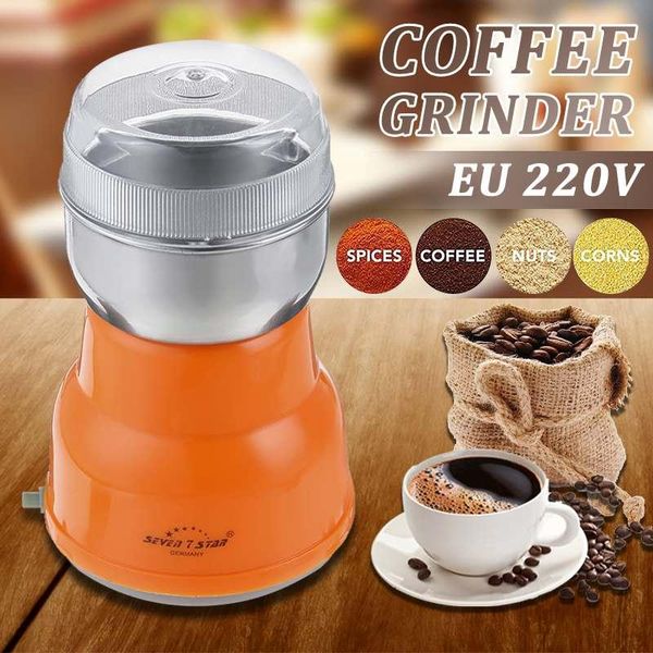 

electric coffee grinders 220v bean grinder stainless steel kitchen tools salt pepper spice nut cereal mini powder eu