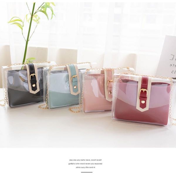 

diagonal bag summer phone 2018 transparent women's new change letter korean fashion mobile hjloa