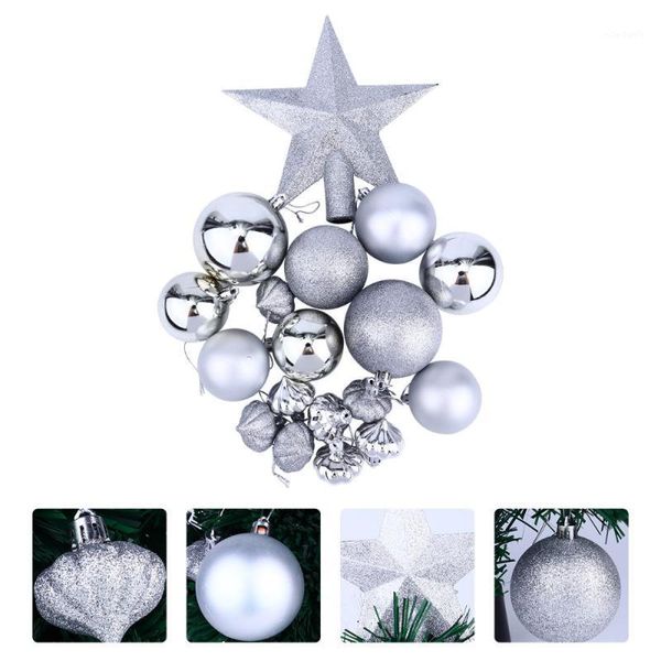 

christmas decorations 18 pcs plastic ball xmas ornament tree star for bar