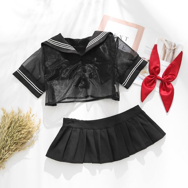 

women nightclub sexyy uniforms female student tight package hip bodysuit set sm role-playing cosplay sexyy costumeslingerie, Red;black