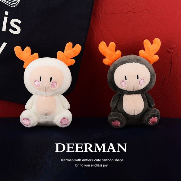 

keychain plush pendant deer doll schoolbag key chain female creative cute cartoon backpack personalized couple